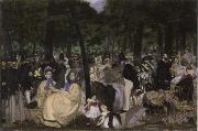 Edouard Manet Music in the Tuileries Gardens painting